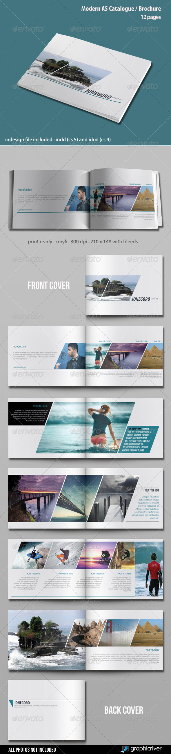 Modern A5 Catalogue / Brochure - Catalogs Brochures