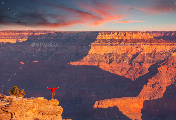 Hike in Grand Canyon Stock Photo by Galyna_Andrushko | PhotoDune