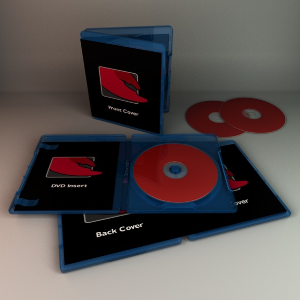Blu-Ray DVD Case - 3Docean 114100
