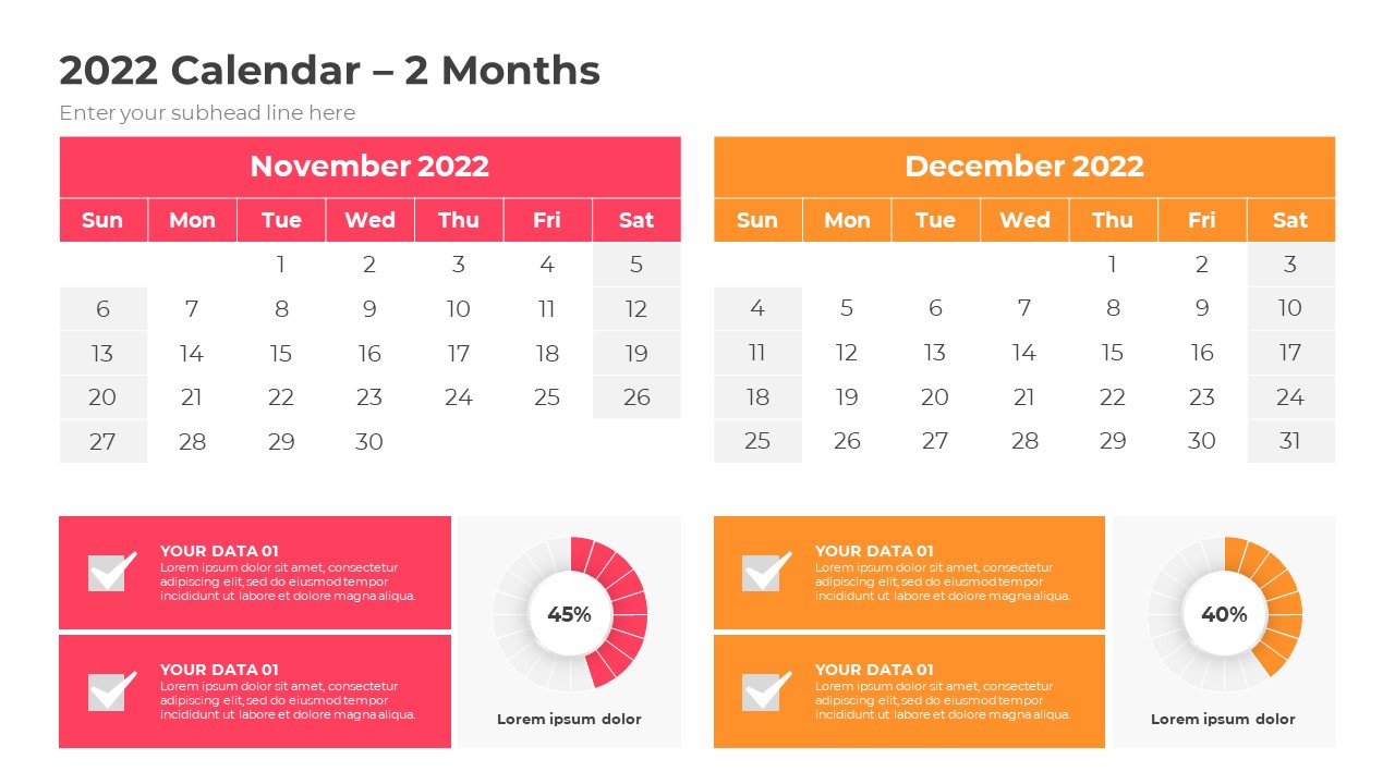 Calendar 2022 Google Slides Template by CiloArt | GraphicRiver