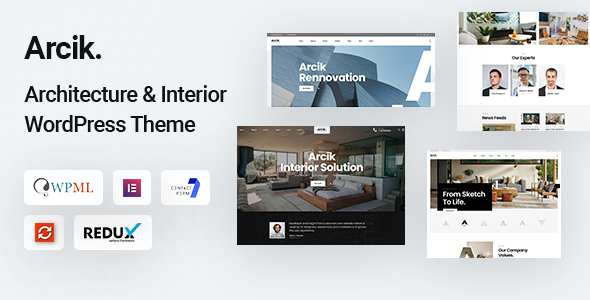 Arcik - Architecture WordPress Theme