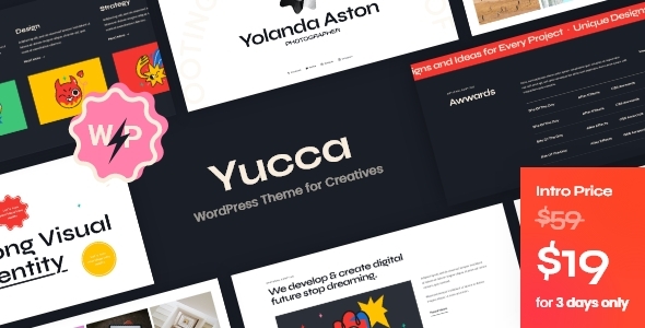 Download Yucca – WordPress Theme for Creatives Free Nulled