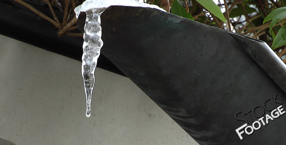"Winter Icicle" FullHD Stock Footage H.264