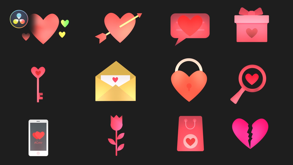 Valentines Animated Icons