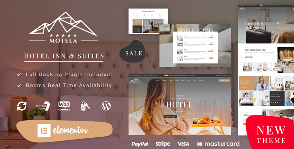 Download Motela – Hotel Inn & Suites WordPress Theme Free Nulled