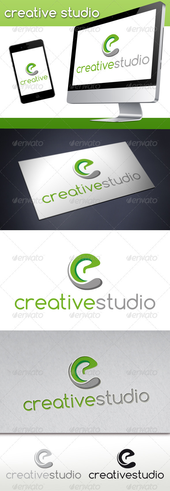 Letter C Creative Studio Logo - Letters Logo Templates