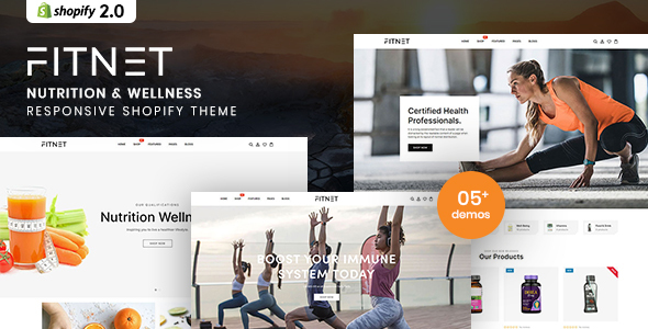 Fitnet - Nutrition & Wellness Shopify Theme