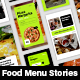 Food Menu Stories - VideoHive Item for Sale