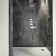 Interiors of a Modern Bathroom in the foreground the masonry shower cubicle - PhotoDune Item for Sale