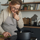 Caucasian senior woman having problem with electronic oven usage - PhotoDune Item for Sale