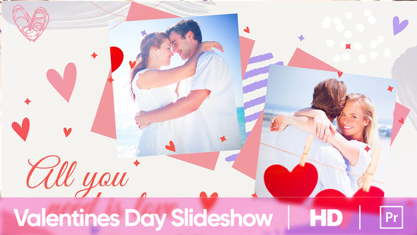 Valentines Day Slideshow (MOGRT)