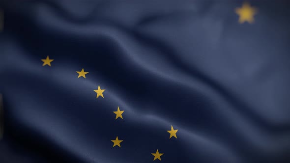 Alaska State Flag Front