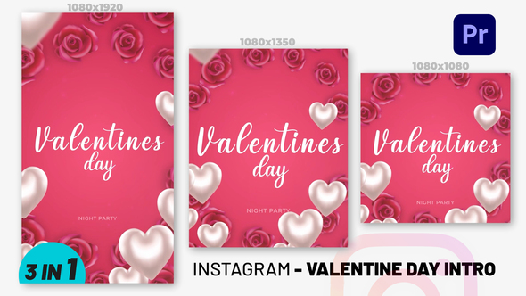 Instagram Valentines Day Intro | MOGRT