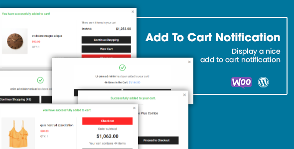 Download Add To Cart Notification – WooCommerce WordPress Plugin Free Nulled