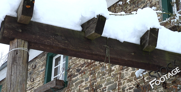 "Winter Cottage" FullHD Stock Footage H.264