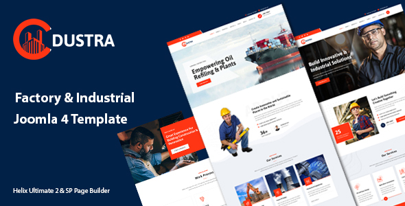 Dustra – Factory & Industrial Joomla 4 Template