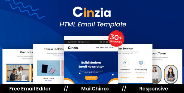 Cinzia Agency – Multipurpose Responsive Email Template
