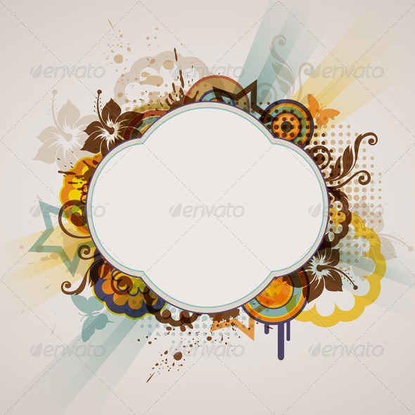 Retro Label - Backgrounds Decorative