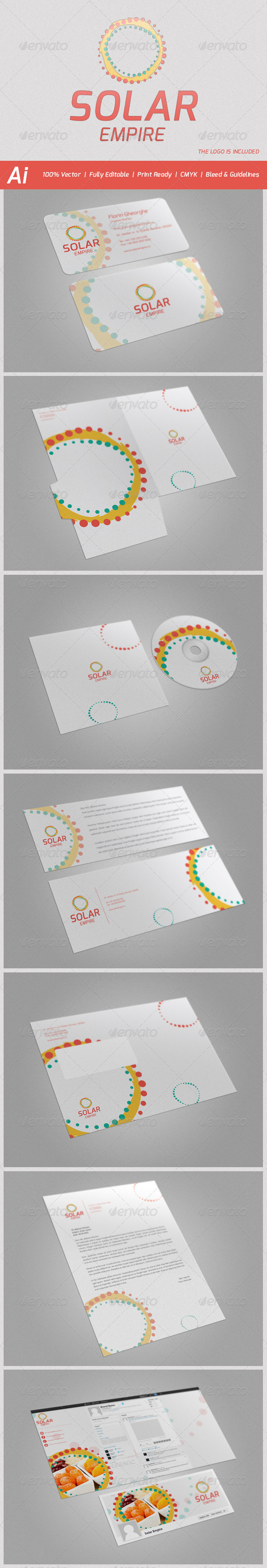 Solar Empire Stationery - Stationery Print Templates