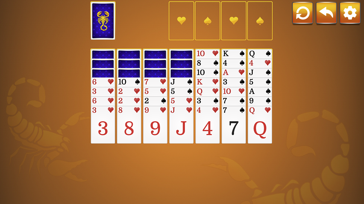 rules of scorpion solitaire