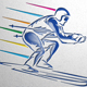 Winter Games - Pencil Drawing - VideoHive Item for Sale