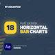 Flat Design Horizontal Bar Charts - VideoHive Item for Sale