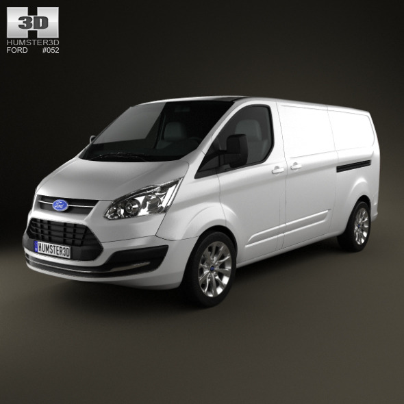 Ford Transit Custom LWB 2012 - 3DOcean Item for Sale