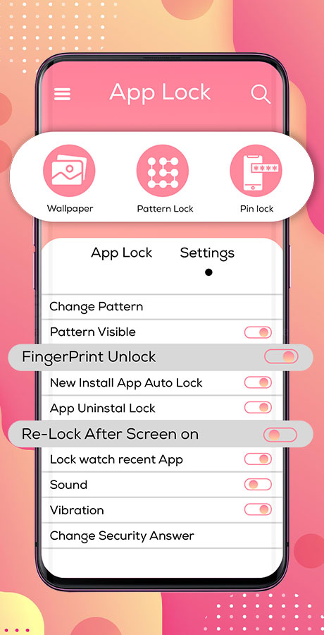 App Lock - Fingerprint Pin and Pattern - Fingerprint Password - Lock Apps -  LOCKit - AppLock Master by Elveeinfotech