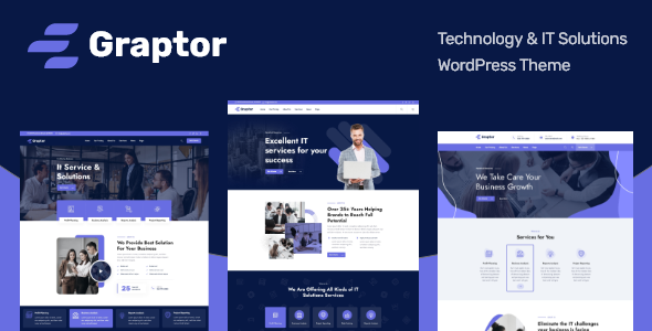Graptor - Technology & IT Solutions WordPress Theme by nsstheme ...