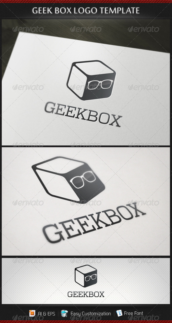 Geek Box Logo Template - Objects Logo Templates