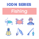 85 Fishing Icons | Indigo Series