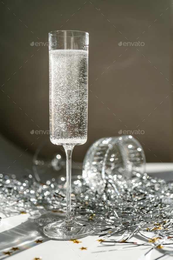 After party pill in a glass. The morning after the party. - Stock Photo - Images