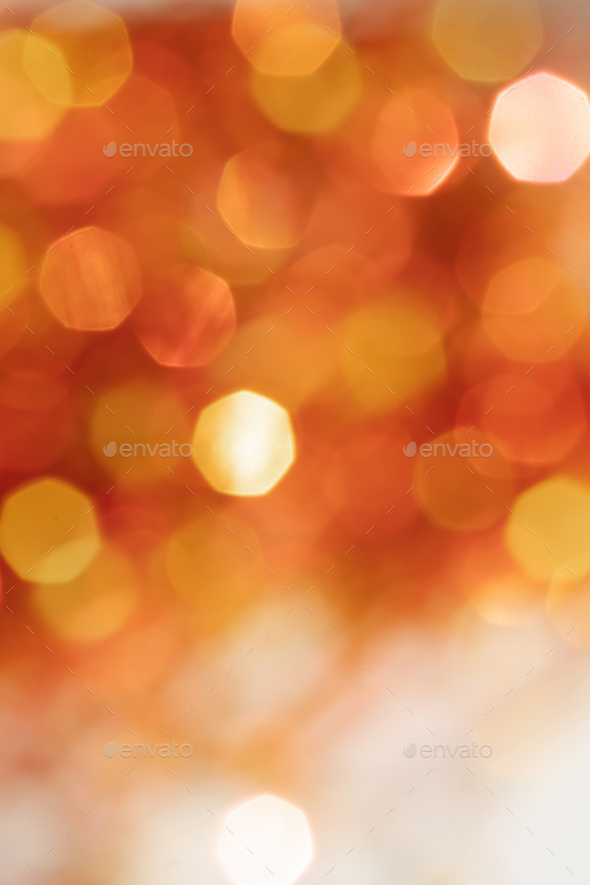 Abstract atmospheric background of tinsel with bokeh.