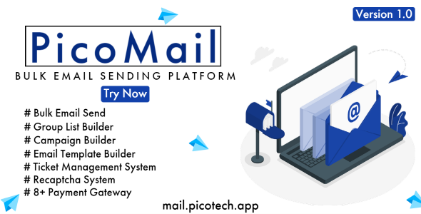 PicoMail - Bulk Email Sending Platform