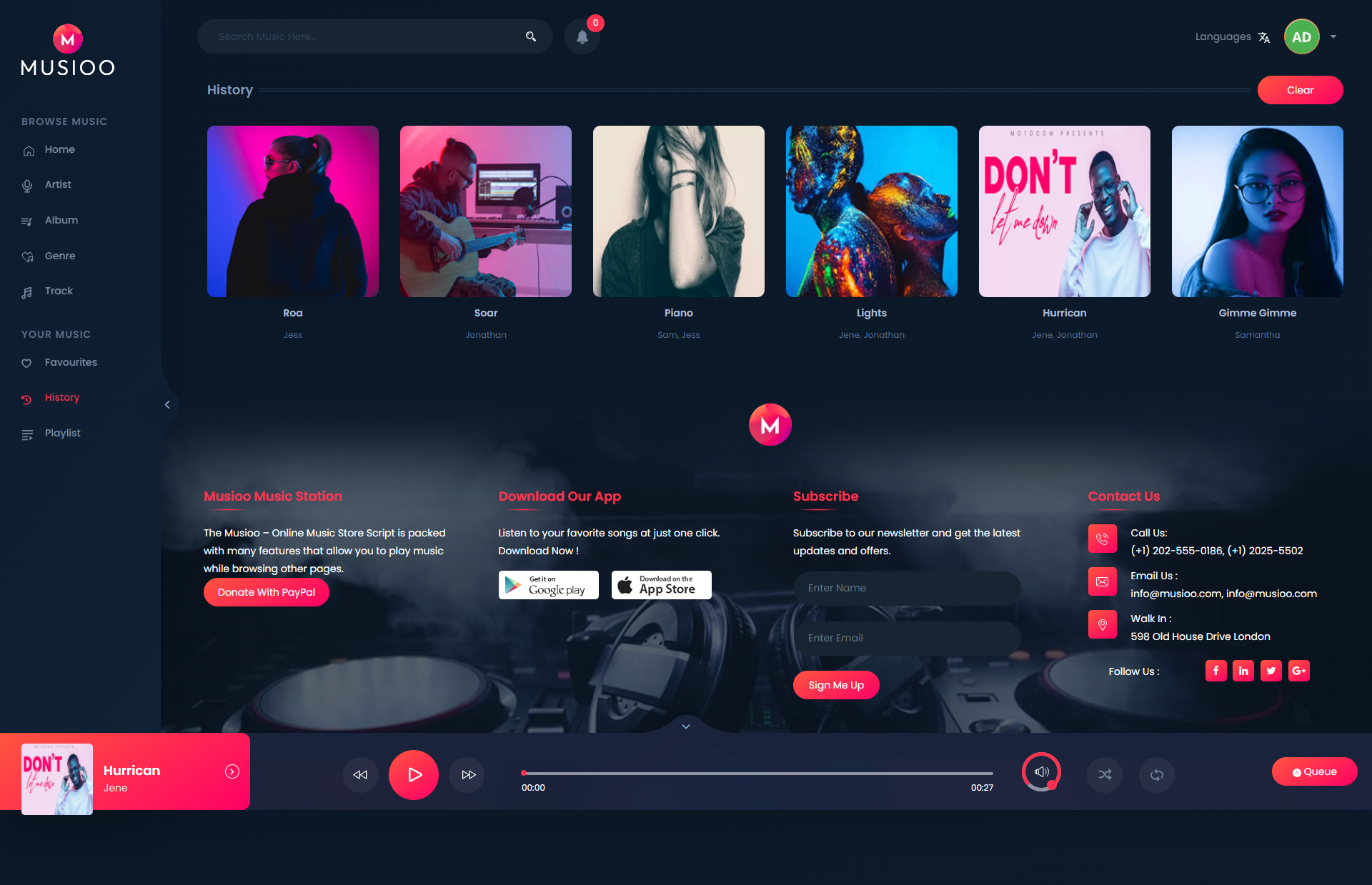 musioo-music-streaming-platform-laravel-script-free-download-download-musioo-music-streaming