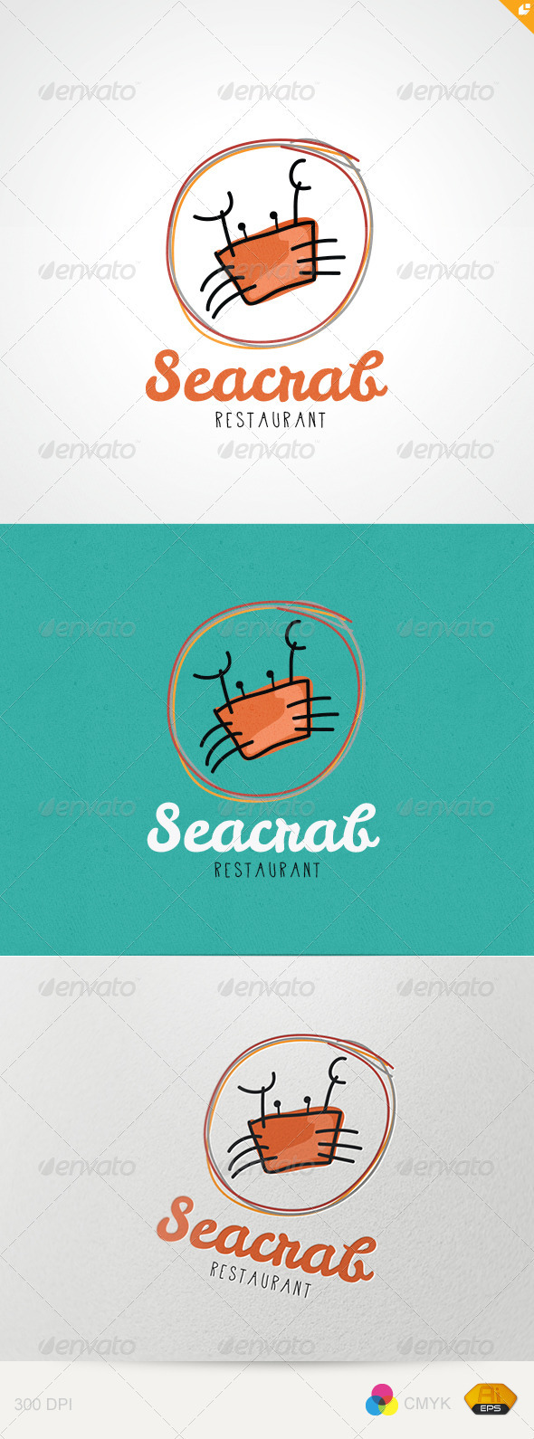 Sea Crab Restaurant - Restaurant Logo Templates