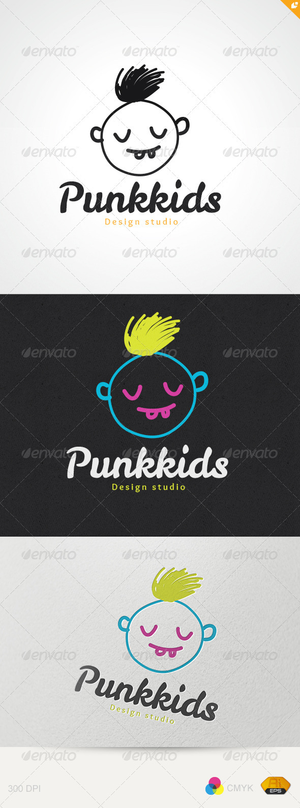 Punkkids Studio Logo - Humans Logo Templates