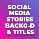 Social Media Stories - Backgrounds and Typography - VideoHive Item for Sale