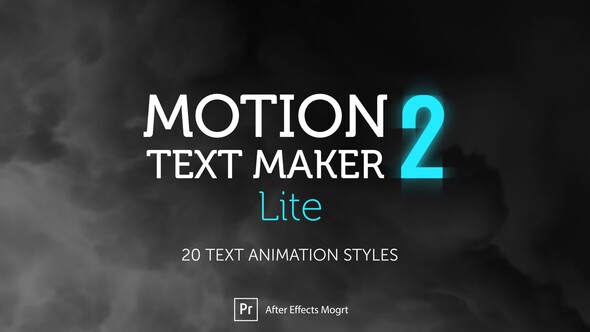 Motion Text Maker 2 Mogrt