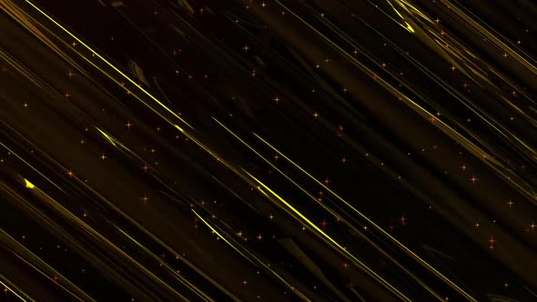 Gold Light Glitter Background Loop 4K