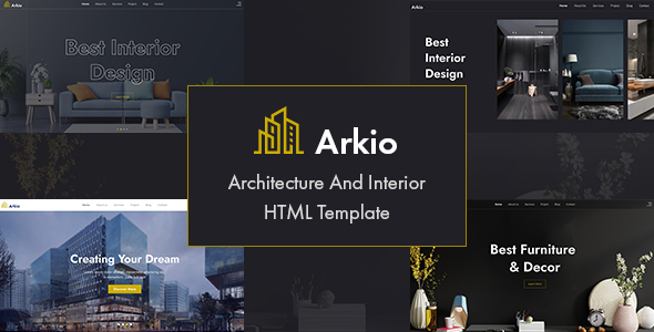 Arkio - Architecture & Interior HTML5 Template