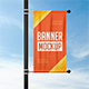 Banner on Pillar Mockup Set