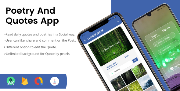 Quoter - Android Social Quotes/Poetry/Text App