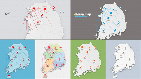 Korea Network 3D Map