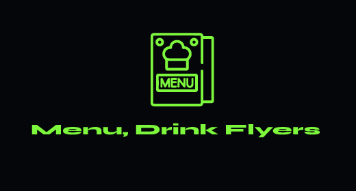 Menu, Drink Flyers