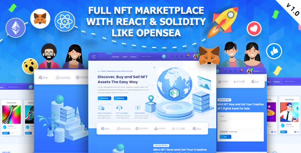 NFT WorkSea - Full NFT Marketplcae with React & Solidity