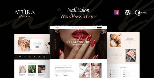 Atura - Nail & Beauty Salon WordPress Theme