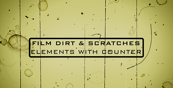 Film Dirt & Scratches Elements PACK