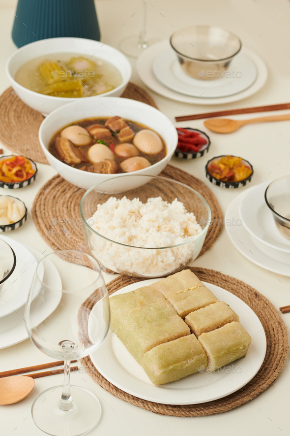 Lunar New Year Dinner Stock Photo by DragonImages PhotoDune