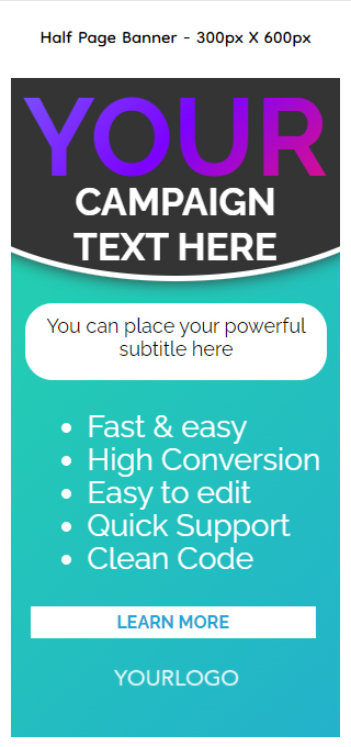 PURE HTML & CSS3 ANIMATED BANNERS by zcubetechnology | CodeCanyon